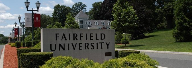 Fairfield University Sign