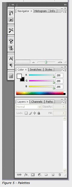 photoshop palettes