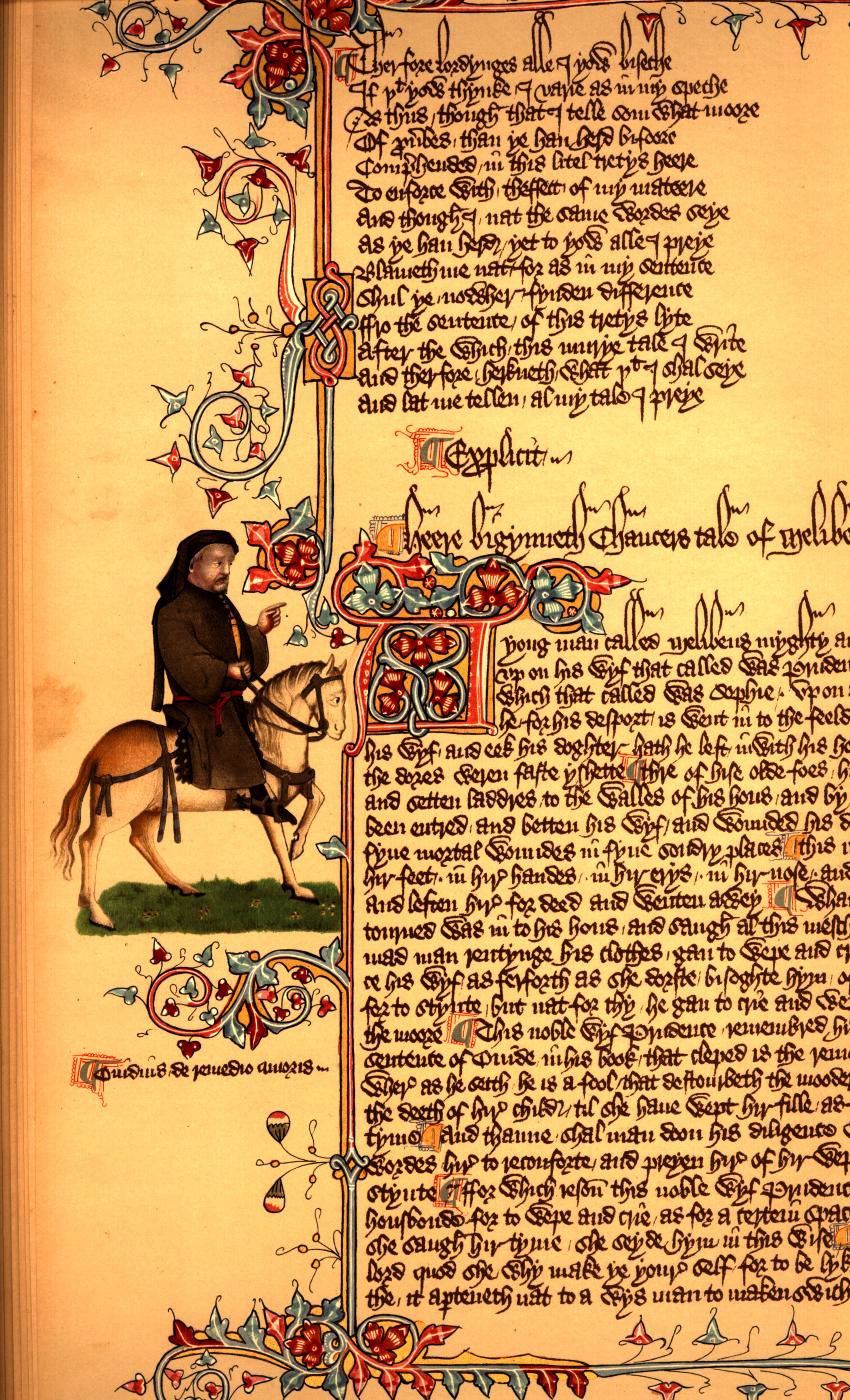 An analysis of the canterbury tales a book by geoffrey chaucer