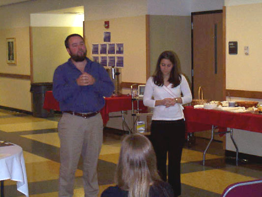 Professor Tod Osier describes research by his student, Anne Morris